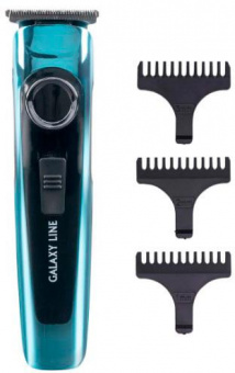Машинка для стрижки Galaxy Line GL 4169 голубой 3Вт (насадок в компл:3шт) от магазина РЭССИ