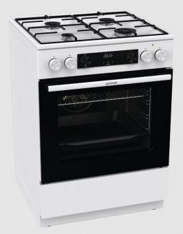 Плита Комбинированная Gorenje GKS6C70WJ белый (без крышки) реш.сталь от магазина РЭССИ
