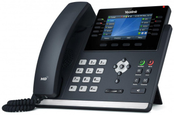 Телефон IP Yealink SIP-T46U черный от магазина РЭССИ