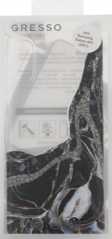 Чехол (клип-кейс) Gresso для Samsung Galaxy A02 Air прозрачный/черный (GR17AAAE9181) от магазина РЭССИ