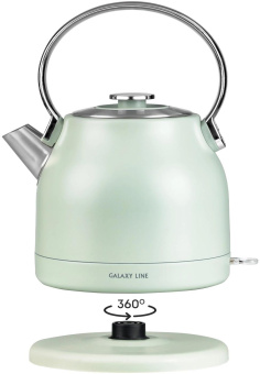Чайник электрический Galaxy Line GL 0333 1.5л. 2200Вт мятный корпус: нерж.сталь (7010103330) от магазина РЭССИ
