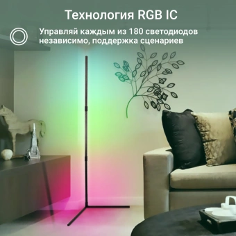 Умный светильник Digma FloorLight FL11 напол. черный (FL11) от магазина РЭССИ