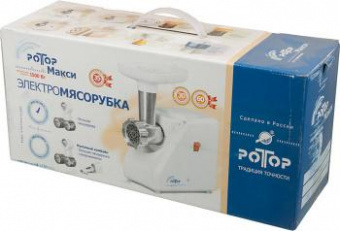 Мясорубка Ротор Макси ЭМШ 35/300-4 1500Вт белый от магазина РЭССИ