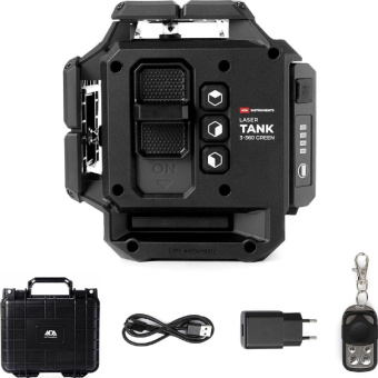 Профессиональный лазерный уровень ADA LaserTANK 3-360 GREEN basic edition А00633 от магазина РЭССИ