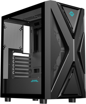 Корпус GMNG GG-CC101 черный без БП ATX 6x120mm 2x140mm 2xUSB2.0 1xUSB3.0 audio bott PSU от магазина РЭССИ