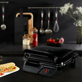 Электрогриль Tefal GC305816 серебристый/черный от магазина РЭССИ