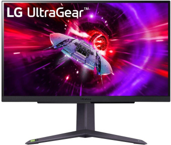 Монитор LG 27" UltraGear 27GR75Q-B черный IPS LED 16:9 HDMI матовая HAS 300cd 178гр/178гр 2560x1440 144Hz FreeSync Premium DP QHD USB 6.19кг от магазина РЭССИ