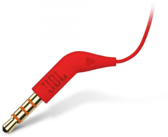 Гарнитура внутриканальные JBL Tune 110 1.2м красный проводные в ушной раковине (JBLT110RED) от магазина РЭССИ