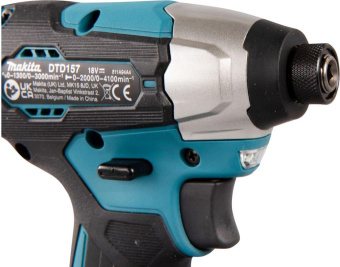 Дрель-шуруповерт Makita DTD157Z без АКБ и ЗУ аккум. патрон:квад.1/4" (DTD157Z) от магазина РЭССИ