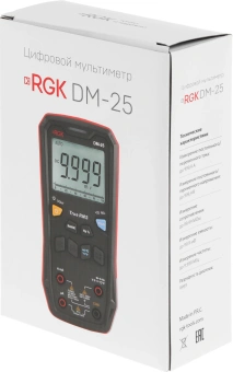 Цифровой мультиметр RGK DM-25 755160 от магазина РЭССИ