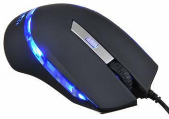 Мышь Оклик 715G черный/серебристый оптическая (3200dpi) USB (6but) от магазина РЭССИ