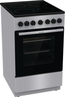 Плита Электрическая Gorenje GEC5B20SG серебристый стеклокерамика (без крышки) от магазина РЭССИ