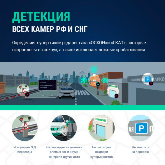 Видеорегистратор с радар-детектором Roadgid X9 Gibrid GT 2CH GPS черный от магазина РЭССИ