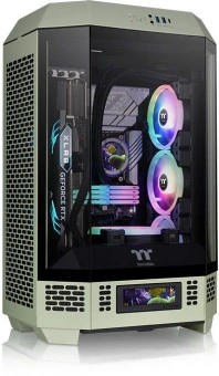 Корпус Thermaltake The Tower 300 Matcha Green зеленый без БП miniITX 7x120mm 5x140mm 2xUSB3.0 audio bott PSU от магазина РЭССИ