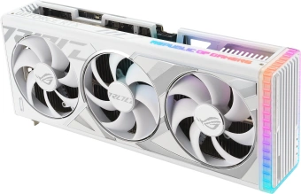Видеокарта Asus PCI-E 4.0 ROG-STRIX-RTX4080S-16G-WHITE NVIDIA GeForce RTX 4080 Super 16Gb 256bit GDDR6X 2550/23000 HDMIx2 DPx3 HDCP Ret от магазина РЭССИ