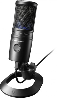 Микрофон проводной Audio-Technica AT2020USBX 2.0м черный от магазина РЭССИ
