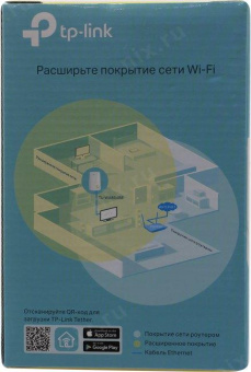 TP-Link TL-WA854RE 300Mbps Wireless N Wall Plugged Range Extender, Atheros, 2T2R, 2.4GHz, 802.11n/g/b, Ranger Extender button, Range extender mode, with internal Antennas,without LAN Port от магазина РЭССИ