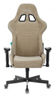 Кресло игровое Zombie VIKING KNIGHT Fabric песочный Light-21 с подголов. крестов. металл от магазина РЭССИ