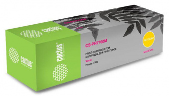 Картридж лазерный Cactus CS-PH7760Y 106R01162 желтый бар.в компл. (25000стр.) для Xerox Phaser 7760/7760dn/7760dx/7760dxf от магазина РЭССИ