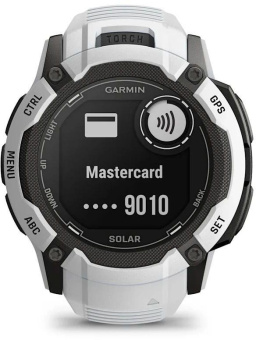Смарт-часы Garmin Instinct 2X Solar 50мм 1" MIP корп.белый/черный рем.белый (010-02805-04) от магазина РЭССИ