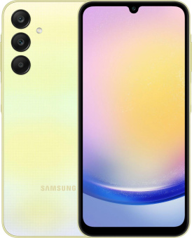 Смартфон Samsung SM-A256E Galaxy A25 128Gb 6Gb желтый моноблок 3G 4G 2Sim 6.5" 1080x2340 Android 14 50Mpix 802.11 a/b/g/n/ac NFC GPS GSM900/1800 GSM1900 TouchSc microSD max1024Gb от магазина РЭССИ