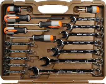 Универсальный набор инструмента Ombra OMT93S 1/4"DR и 1/2"DR от магазина РЭССИ