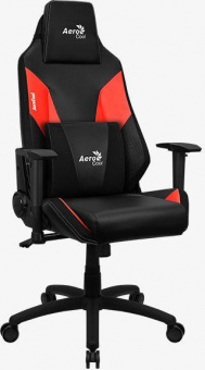 Кресло игровое Aerocool Admiral черный/красный сиденье черный эко.кожа с подголов. крестов. нейлон от магазина РЭССИ