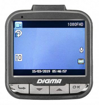 Видеорегистратор Digma FreeDrive 206 Night FHD черный 2Mpix 1080x1920 1080p 170гр. GP5168 от магазина РЭССИ