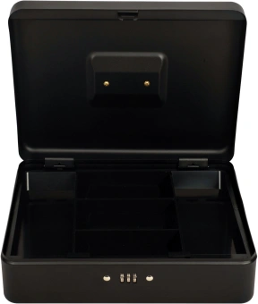 Ящик для денег без номинала Cactus CS-DCB-004 с кодовым замком 90x300x240 графитовый сталь 1.76кг от магазина РЭССИ