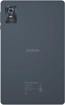 Планшет Digma CITI 1421D 4G T606 (1.6) 8C RAM3Gb ROM64Gb 10.1" In-Cell 1280x800 LTE 2Sim Android 13 серый 8Mpix 5Mpix BT GPS WiFi microSD 1Tb 6000mAh 12hr 80hrs от магазина РЭССИ