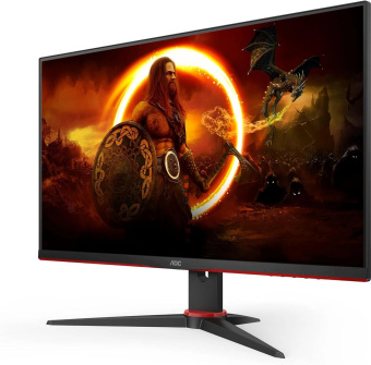 Монитор AOC 23.8" Gaming 24G2ZE черный/красный IPS LED 0.5ms 16:9 HDMI матовая 350cd 178гр/178гр 1920x1080 240Hz FreeSync Premium DP FHD 4.42кг от магазина РЭССИ
