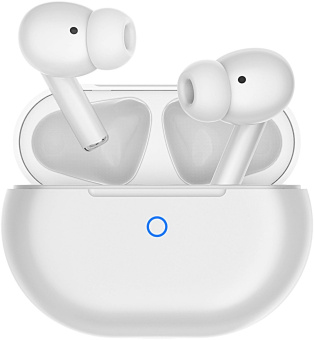 Гарнитура вкладыши Hyundai H-EP202 белый гл. беспроводные bluetooth в ушной раковине (HEP202W) от магазина РЭССИ