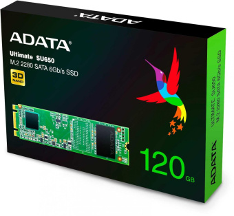 Накопитель SSD A-Data SATA III 120Gb ASU650NS38-120GT-C Ultimate SU650 M.2 2280 от магазина РЭССИ