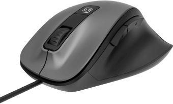 Мышь Оклик 504M черный/серый оптическая (3600dpi) silent USB (6but) от магазина РЭССИ