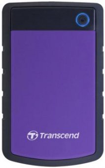 Жесткий диск Transcend USB 3.0 4Tb TS4TSJ25H3P StoreJet 25H3 (5400rpm) 2.5" фиолетовый от магазина РЭССИ