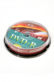 Записываемый компакт-диск VS DVD+R 8.5 GB  8x CB/10 Double Layer Ink Print от магазина РЭССИ