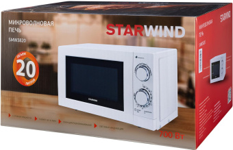 Микроволновая Печь Starwind SMW3820 20л. 700Вт белый от магазина РЭССИ