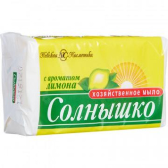 Хозяйственное мыло СОЛНЫШКО с ароматом лимона 11141 603485 от магазина РЭССИ