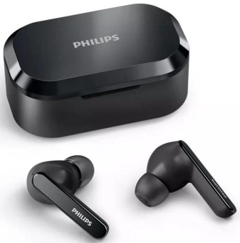 Гарнитура вкладыши Philips TAT5506BK черный беспроводные bluetooth в ушной раковине (TAT5506BK/00) от магазина РЭССИ
