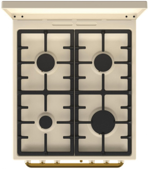 Плита Комбинированная Gorenje KS5250CLI слоновая кость (металлическая крышка) реш.чугун от магазина РЭССИ