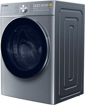 Стиральная машина Hyundai WMD9413 класс: B загр.фронтальная макс.:10кг (с сушкой) темно-серебристый инвертер от магазина РЭССИ