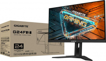 Монитор Gigabyte 23.8" G24F 2 черный IPS LED 1ms 16:9 HDMI матовая HAS 300cd 178гр/178гр 1920x1080 165Hz FreeSync Premium DP FHD USB 4.8кг от магазина РЭССИ