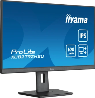 Монитор Iiyama 27" ProLite XUB2792HSU-B6 черный IPS LED 0.4ms 16:9 HDMI M/M матовая HAS Piv 250cd 178гр/178гр 1920x1080 100Hz DP FHD USB 5.7кг от магазина РЭССИ