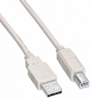 Кабель Buro USB2.0-AM/BM-1.8M-MG USB A(m) USB B(m) 1.8м феррит.кольца серый от магазина РЭССИ