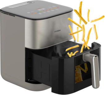 Аэрогриль Hyundai HYF-4009 1800Вт шампань/черный от магазина РЭССИ