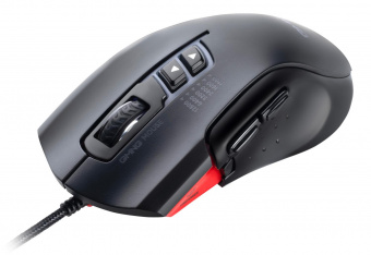 Мышь GMNG XM004 черный/красный оптическая (12800dpi) USB для ноутбука (8but) от магазина РЭССИ