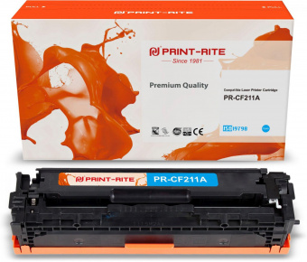 Картридж лазерный Print-Rite TFH993CPU1J PR-CF211A CF211A голубой (1800стр.) для HP LJ Pro 200/M251/M276 от магазина РЭССИ