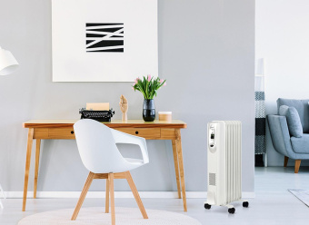 Радиатор масляный Ballu Comfort BOH/CM-11WDN 2200Вт белый/черный от магазина РЭССИ