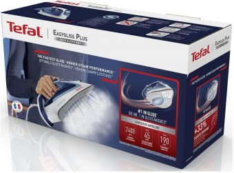 Утюг Tefal FV5715E0 2400Вт голубой/белый от магазина РЭССИ