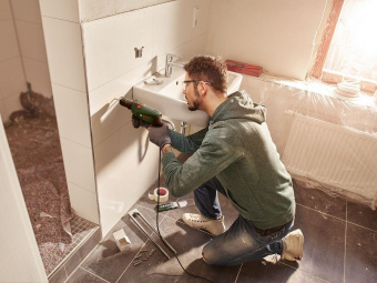 Дрель ударная Bosch EasyImpact 600 600Вт патрон:быстрозажимной реверс (кейс в комплекте) (0603133020) от магазина РЭССИ